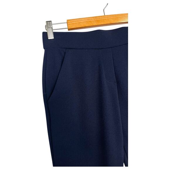 New Loft Pants Womens Small Blue Pull On Jogger Dress Career Business Casual - Picture 5 of 12